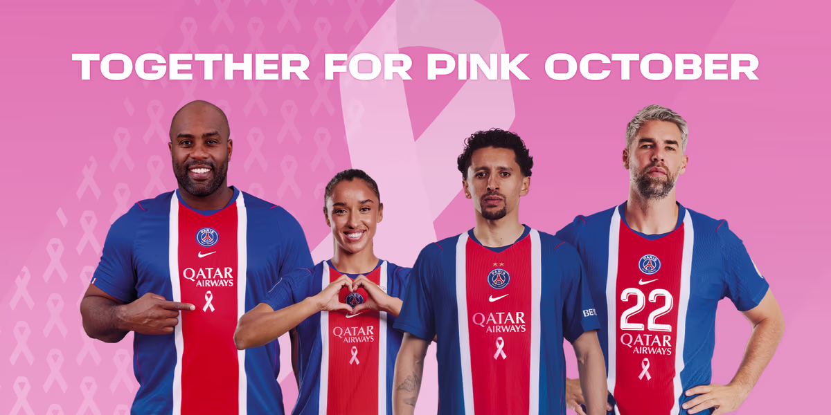 Paris Saint-Germain and Qatar Airways Collaborate for Pink October Initiative